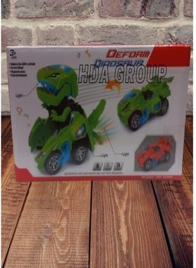 HDA GROUP Musical Sound Toy Musical Daino Robert Car for Kids 3+ Years | Fun & Educational Musical Learning Toy with Lights & Sounds - Encourages Creativity, Hand-Eye Coordination (Multicolor) - Image 1